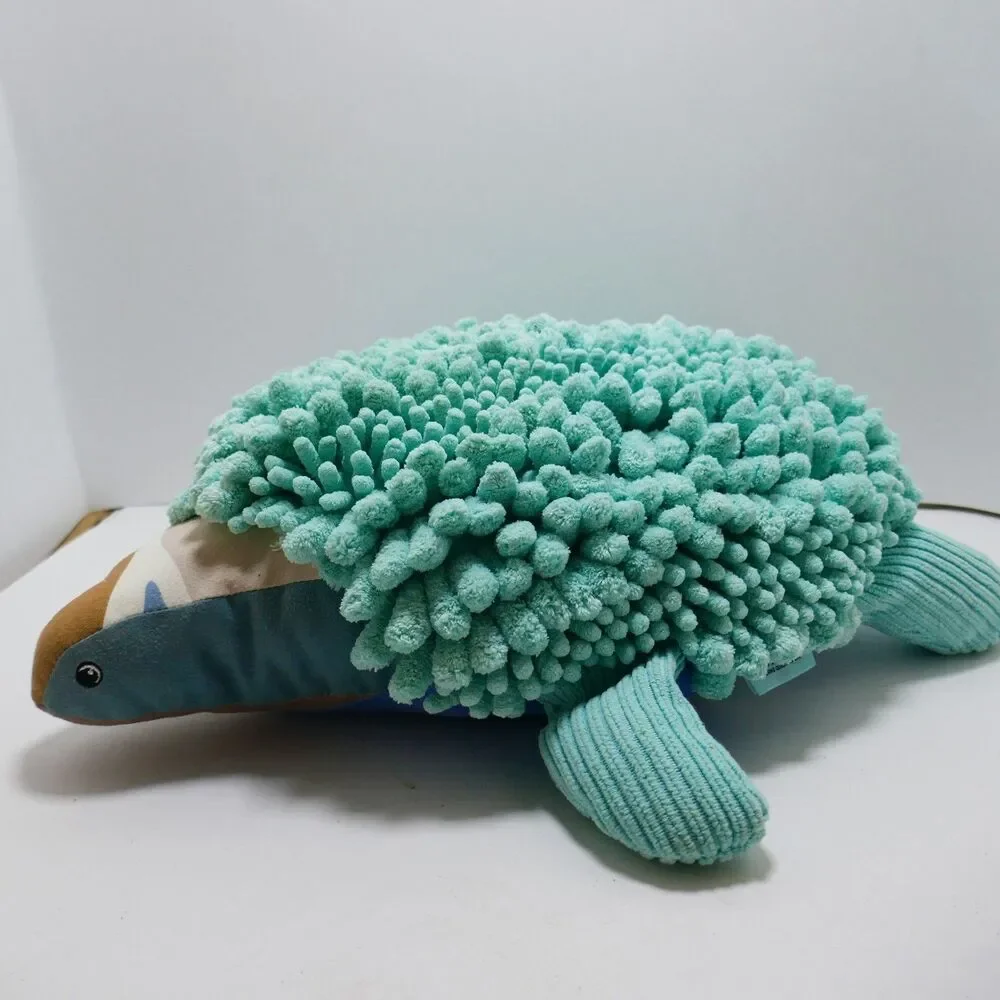 Baclock Norwex Chenille Sea Turtle Plush Pet With A Purpose Fluffy Soft Toy 18”L